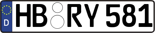HB-RY581