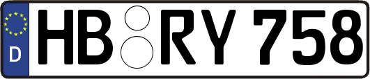 HB-RY758
