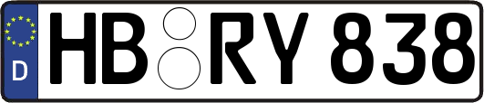 HB-RY838