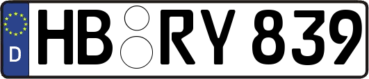 HB-RY839
