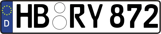 HB-RY872