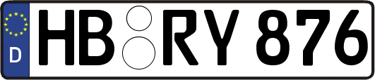 HB-RY876