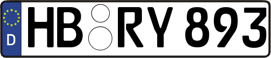 HB-RY893