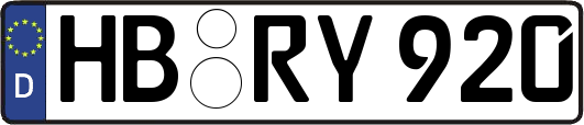 HB-RY920