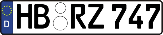 HB-RZ747