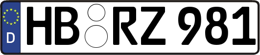 HB-RZ981