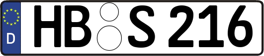 HB-S216