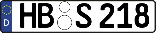 HB-S218