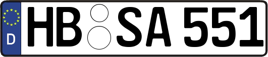 HB-SA551