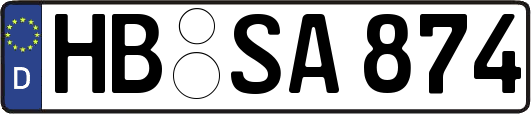 HB-SA874