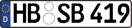 HB-SB419