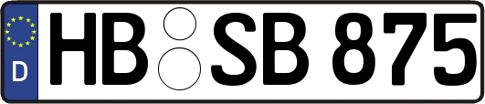 HB-SB875