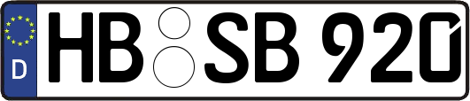 HB-SB920