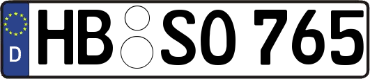 HB-SO765
