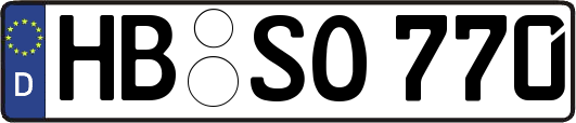 HB-SO770