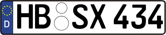 HB-SX434