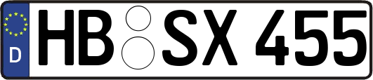 HB-SX455