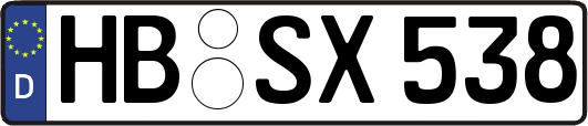 HB-SX538