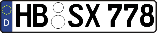HB-SX778