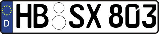 HB-SX803