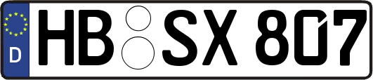 HB-SX807