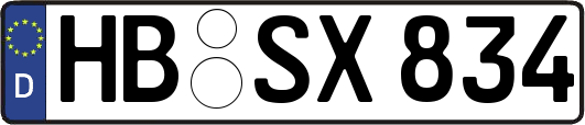 HB-SX834