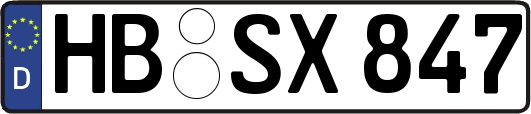 HB-SX847