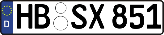 HB-SX851