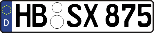 HB-SX875