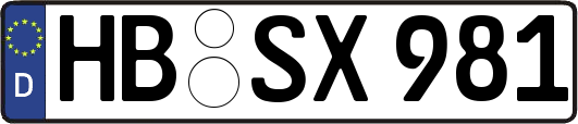 HB-SX981