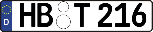 HB-T216