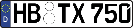HB-TX750