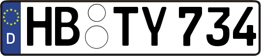 HB-TY734