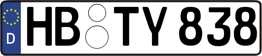 HB-TY838