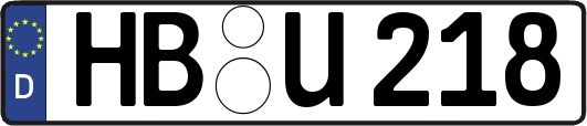 HB-U218