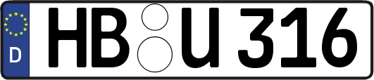 HB-U316