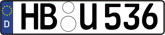 HB-U536