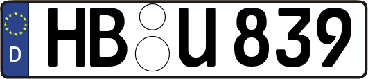 HB-U839