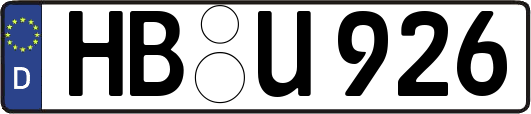 HB-U926