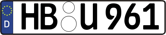 HB-U961