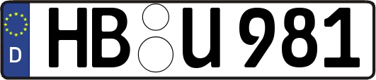 HB-U981