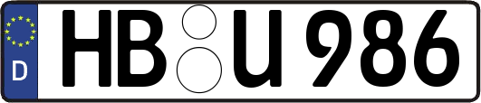 HB-U986