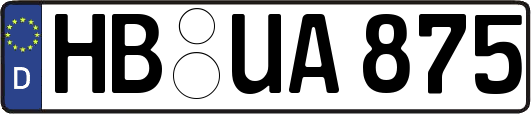 HB-UA875