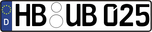 HB-UB025
