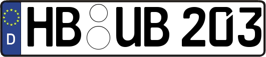 HB-UB203