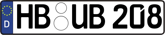 HB-UB208