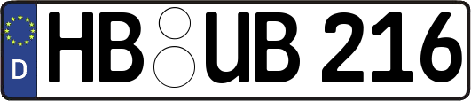 HB-UB216