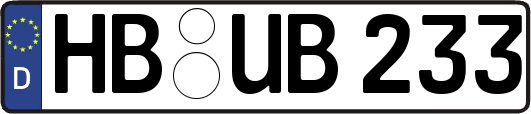 HB-UB233