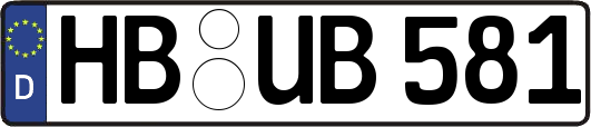 HB-UB581