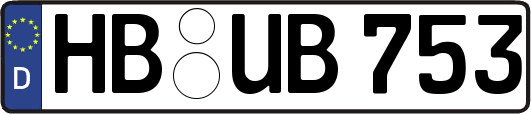 HB-UB753